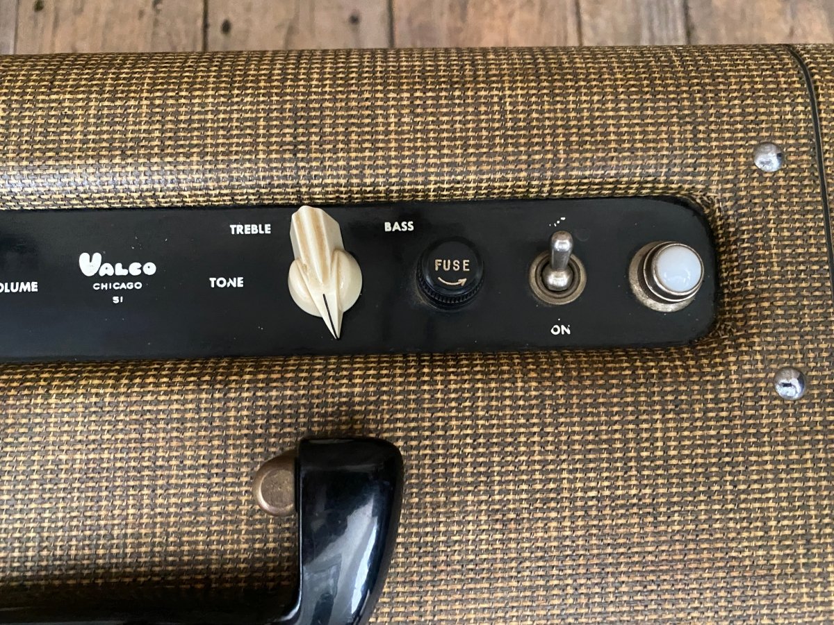 SOLD - Valco Alkire Eharp Model 51 1955 Vintage Tube Guitar Amplifier - Mahar's Vintage Guitars