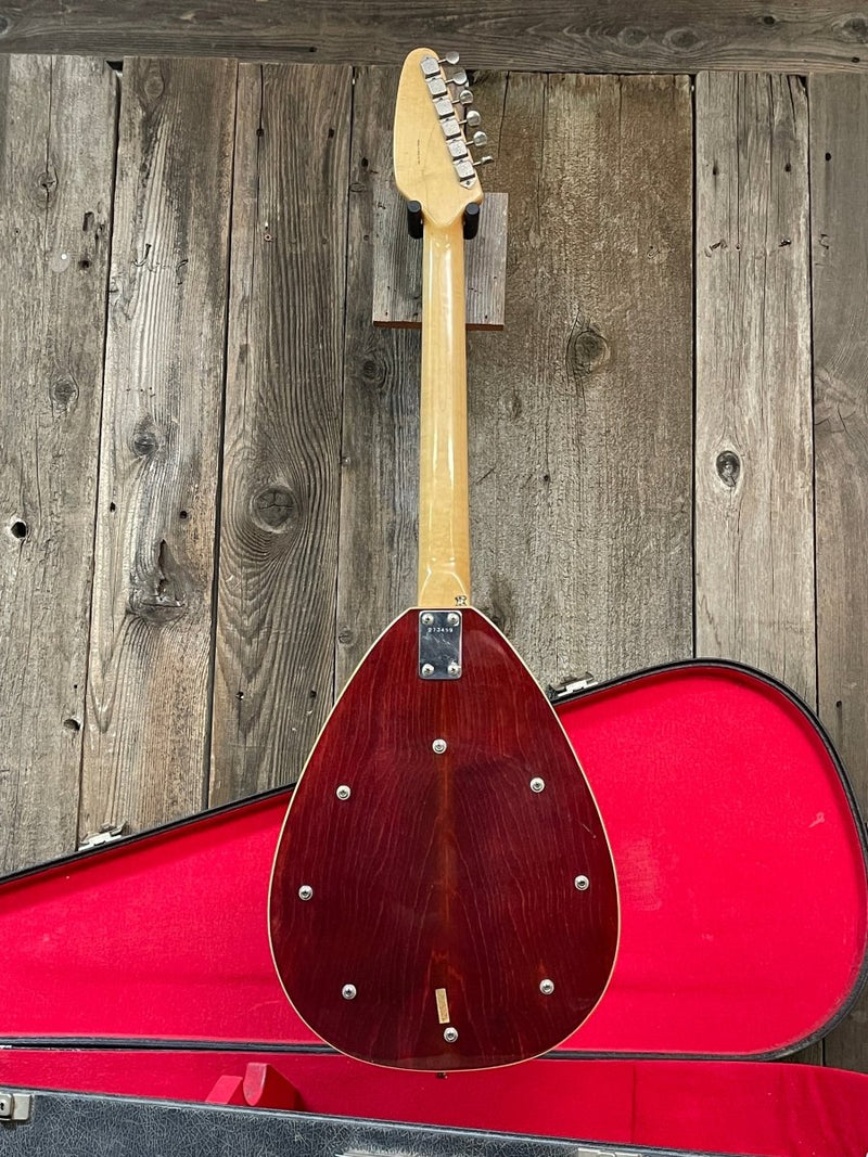 SOLD - VOX Mark VI Acoustic 1966 Trans Cherry - Mahar's Vintage Guitars