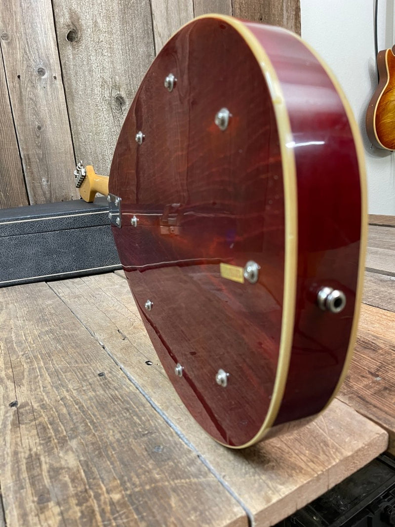 SOLD - VOX Mark VI Acoustic 1966 Trans Cherry - Mahar's Vintage Guitars
