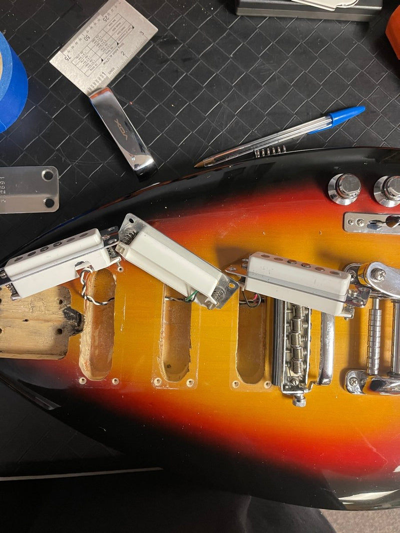 SOLD - Vox Mark VI Sunburst 1960's B Stock/Second - Mahar's Vintage Guitars