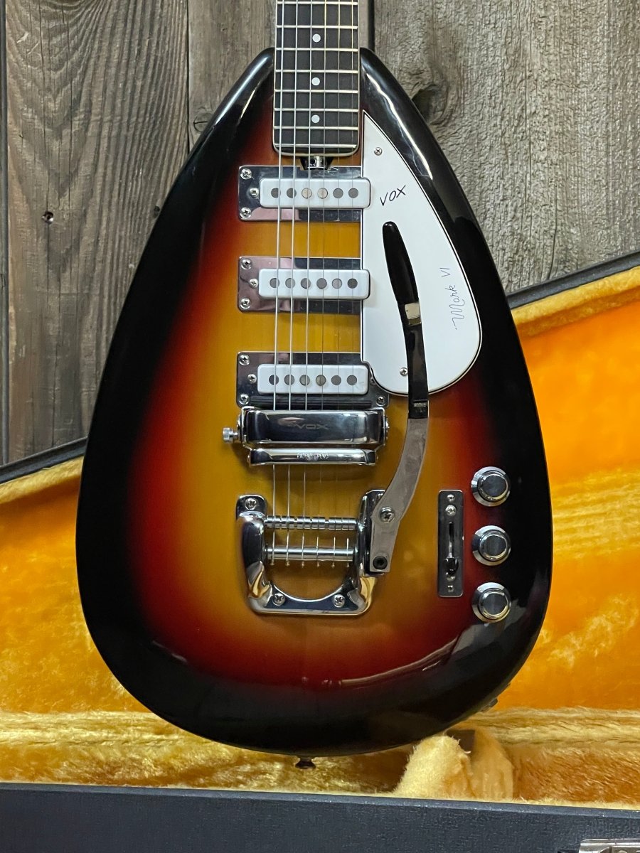 SOLD - Vox Mark VI Sunburst 1960's B Stock/Second - Mahar's Vintage Guitars