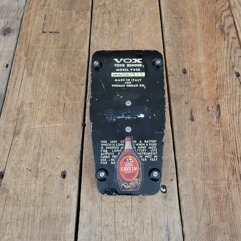 SOLD - Vox Model V828 Tone Bender - 1960s - Mahar's Vintage Guitars